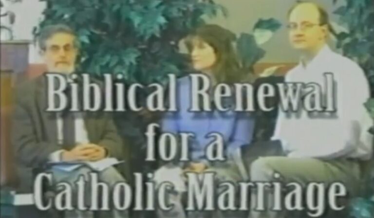 A Biblical Renewal for a Catholic Marriage